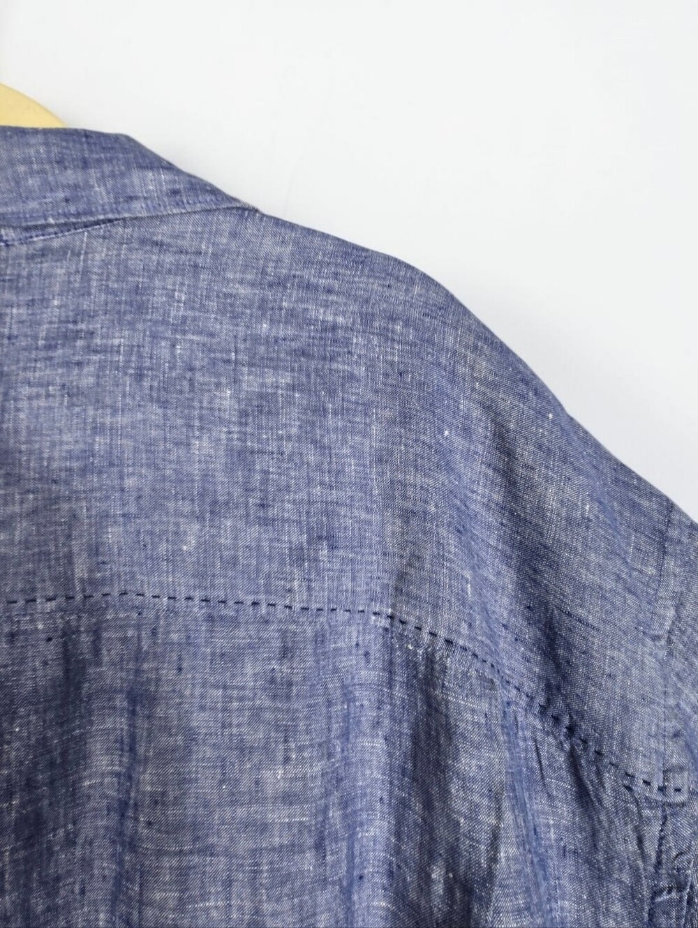 Tommy Bahama Blue 100% Linen Short Sleeve Shirt Men's Size XXL - Picture 14 of 16